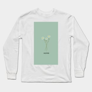 Inspire Daisy Design Long Sleeve T-Shirt